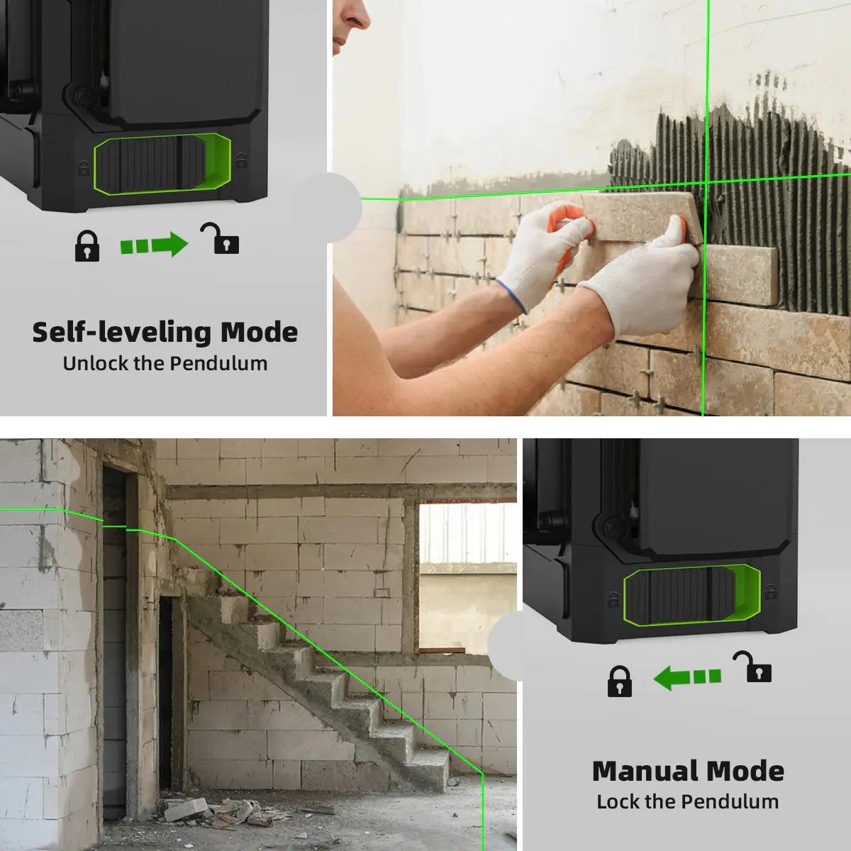 Huepar 903CG 3D 360° Green Leveling Laser - Image 8