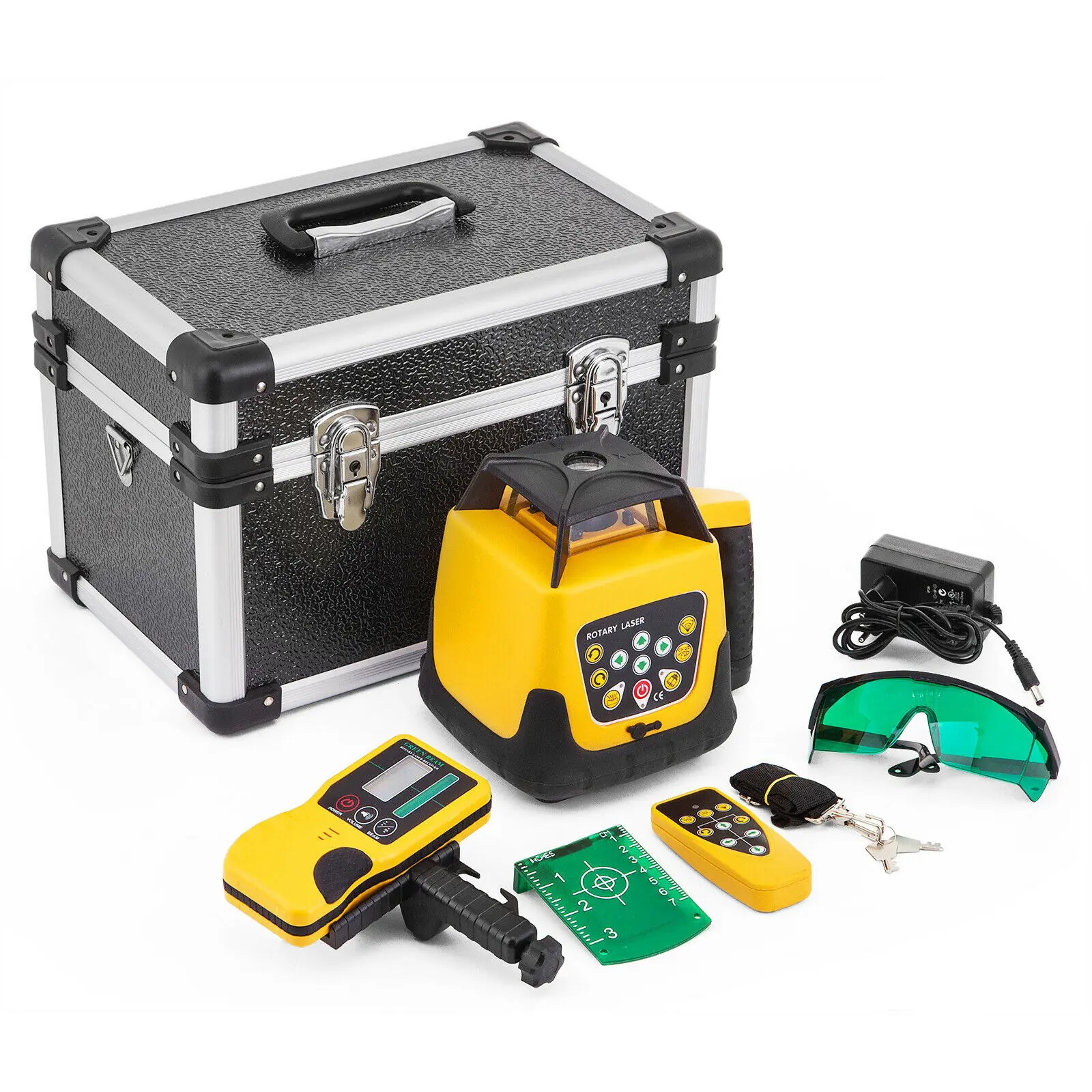 Vevor green rotation laser 360°, 500m with detector - Image 4