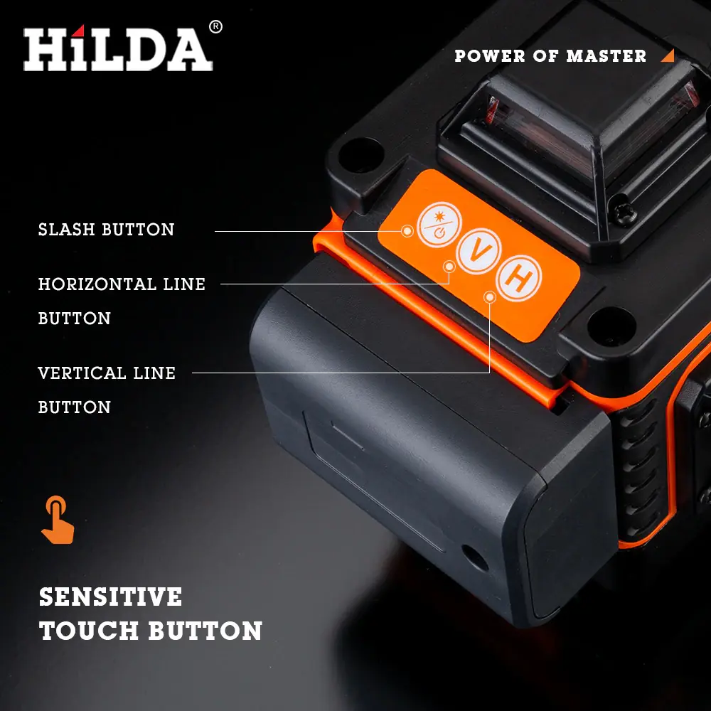 HILDA 4D 16, 360° Green Leveling Laser - 3. kép