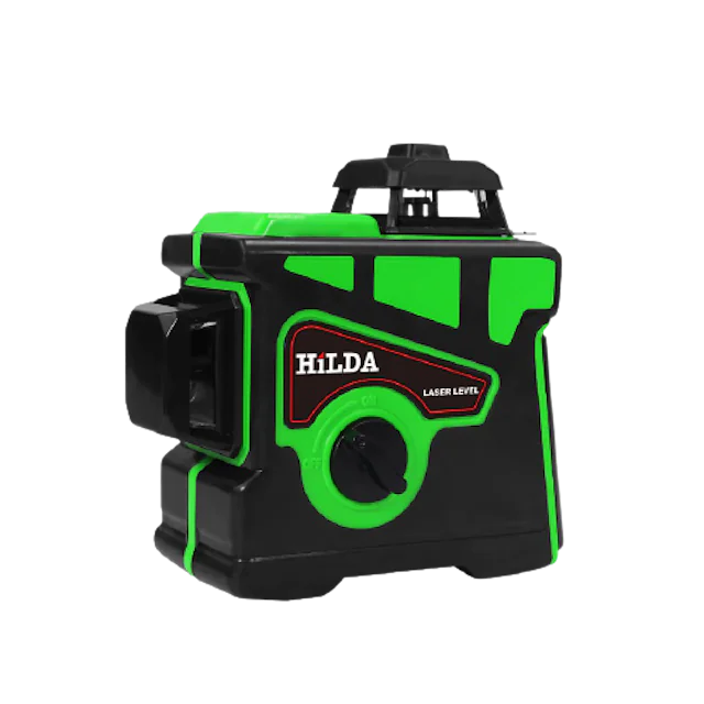 HILDA 3D 12, 360°-os zöld szintező lézer zöld színben